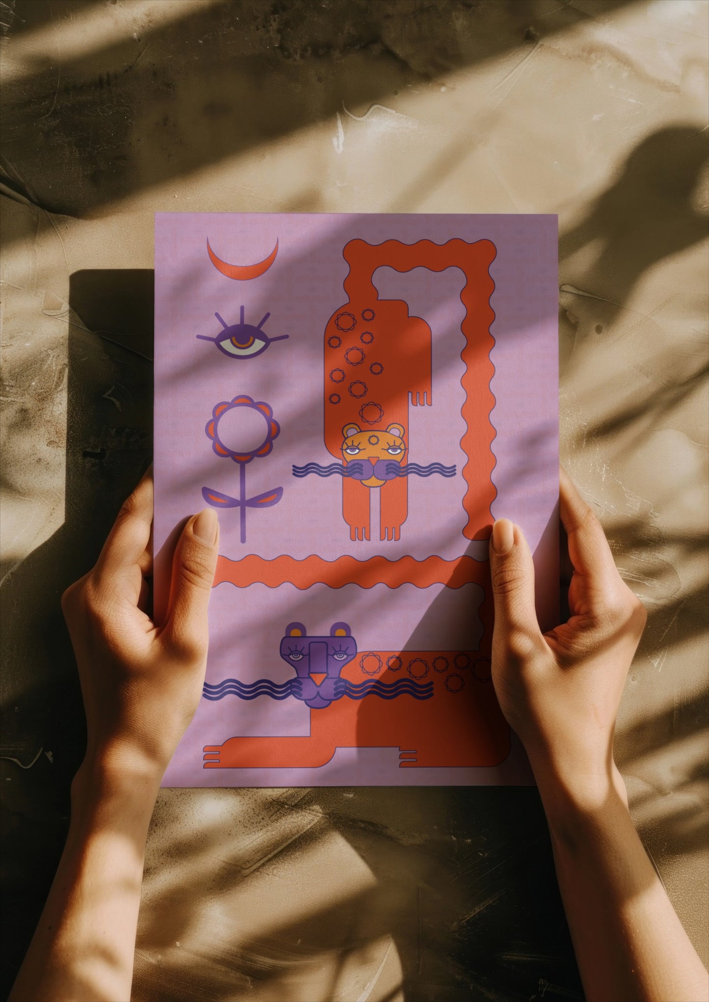 Magical Snowcats Fine Art Print