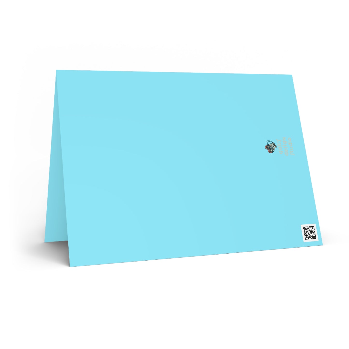 Colourful and Cute Thunder Cloud Greeting Card