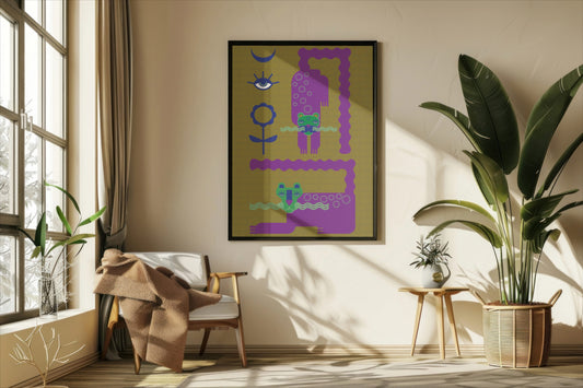 Magical Snowcats Fine Art Print