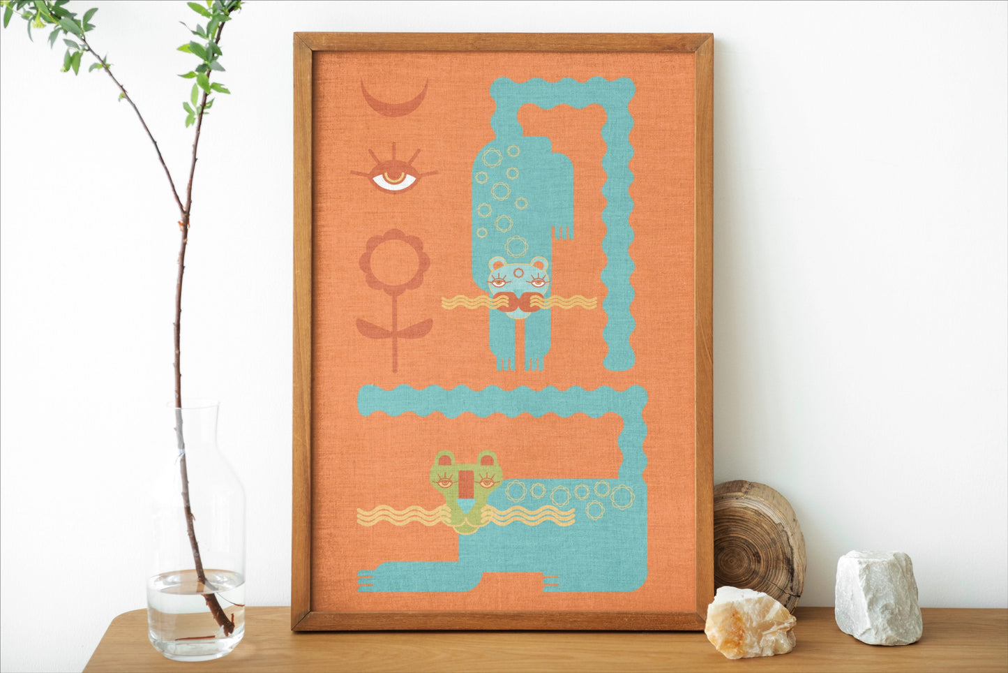 Magical Snowcats Fine Art Print