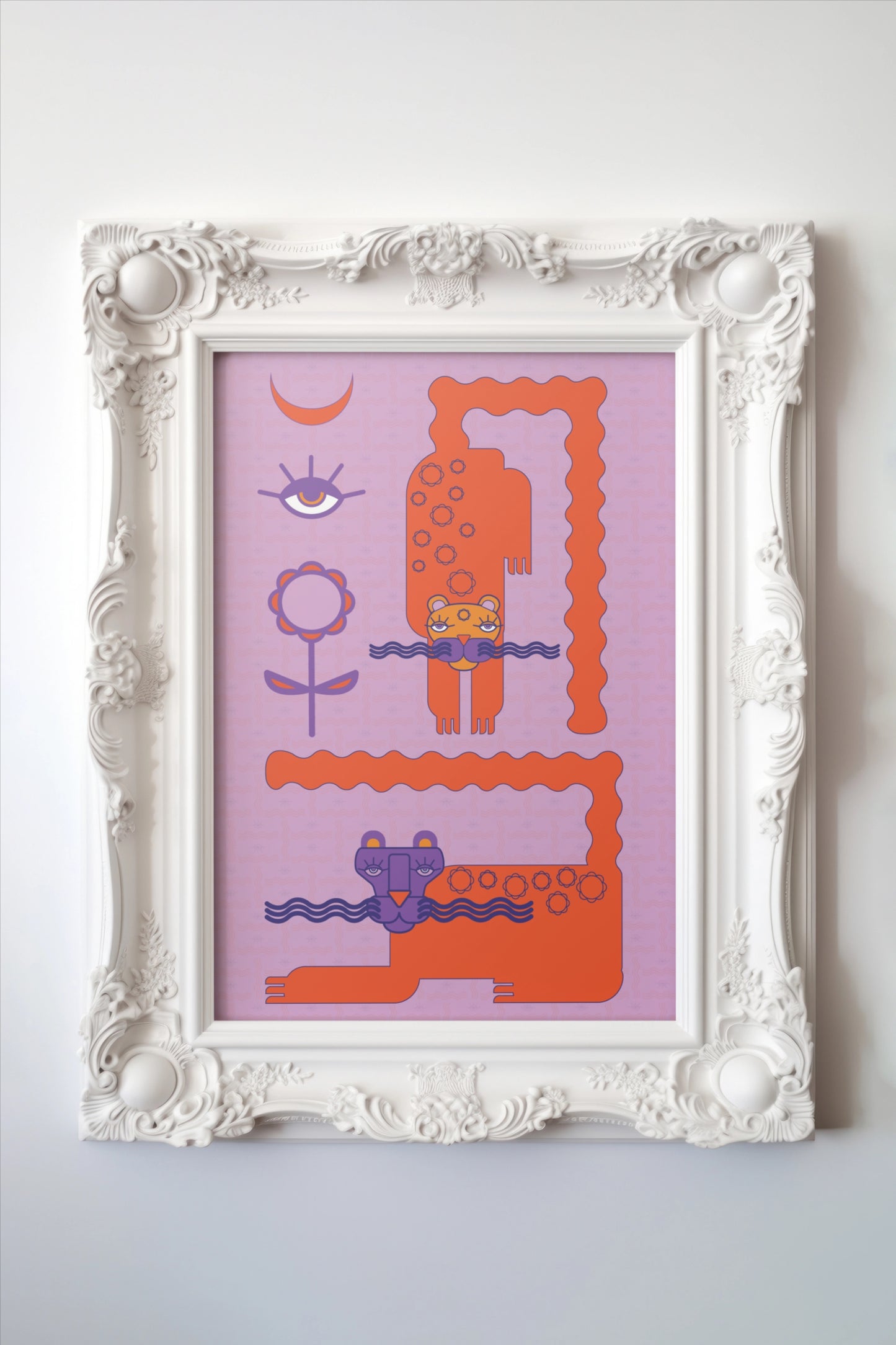 Magical Snowcats Fine Art Print