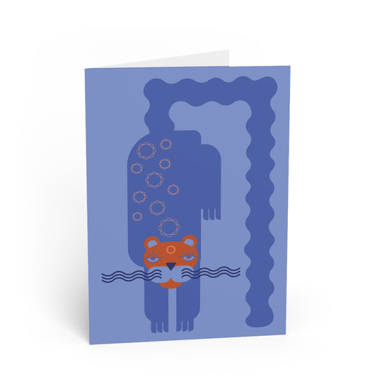 Cute Cat Greeting Card for Cat Lovers – Purr - fect for Any Occassion - Gail's Design Studio