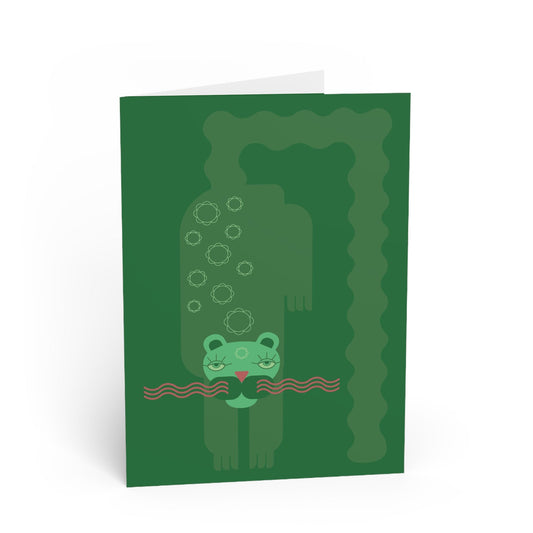 Cute Cat Greeting Card - Purr - fect for any Occassion! - Gail's Design Studio