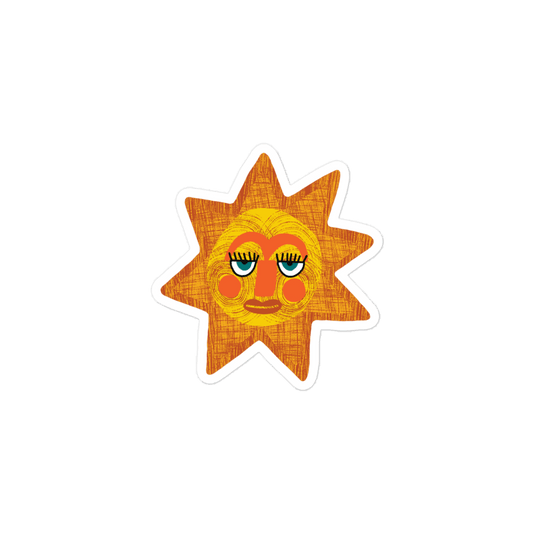 Hello Sunshine Laptop or Water bottle sticker - Gail's Design Studio