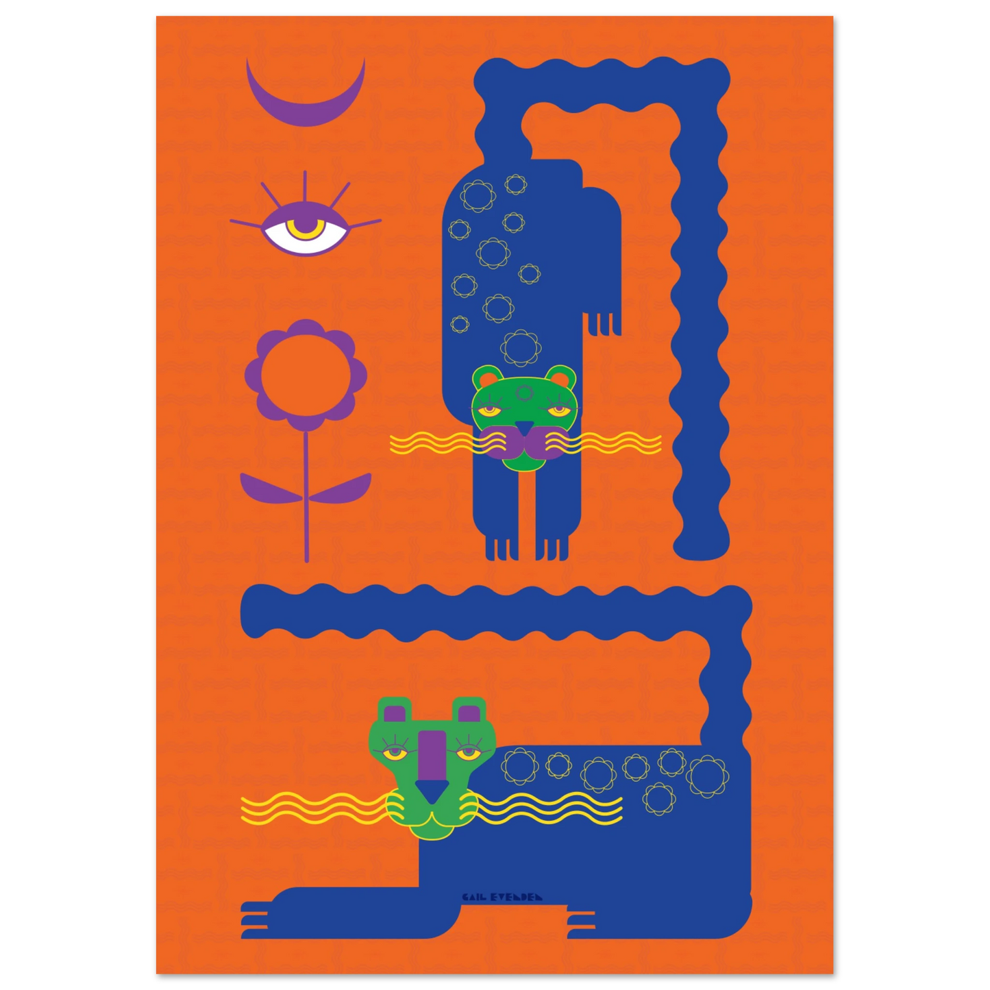 magical-snowcats-fine-art-print-brights-mystical-animal-wall-art-gail-evenden