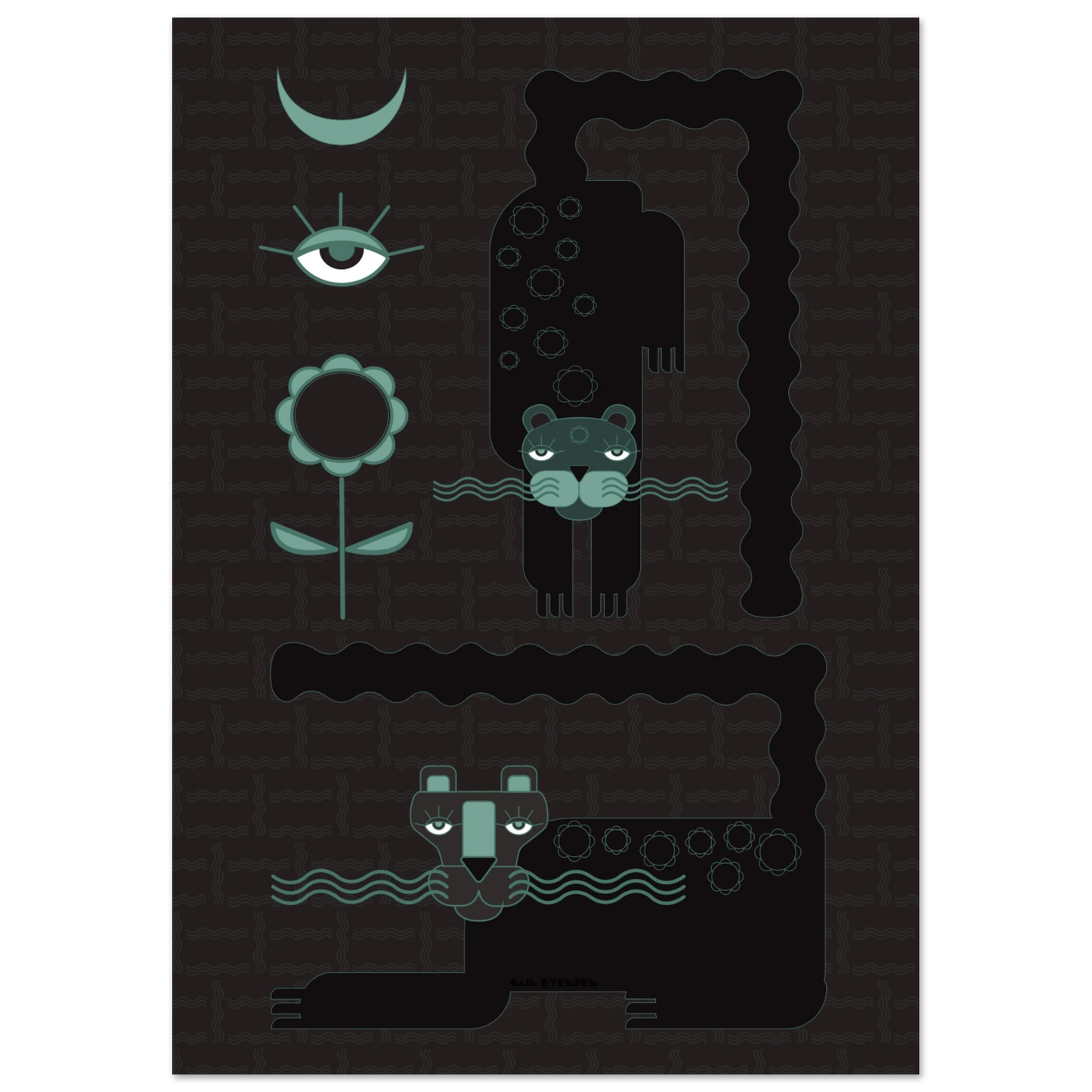 magical-snowcats-fine-art-print-zombie-lovin-mystical-animal-wall-art-gail-evenden